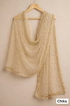 Tew Soft Net Sequence Embroidery Work Dupatta Wholesale Clothing Distributors In India